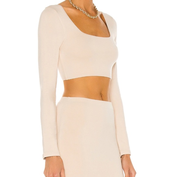 Re Ona | Tops | Re Ona Square Neck Crop Top | Poshmark